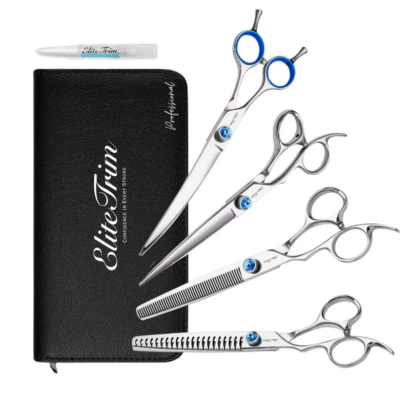 Gemstone Pro™ | 7.0"-8.0" Professional Shears Set | Left-Handed