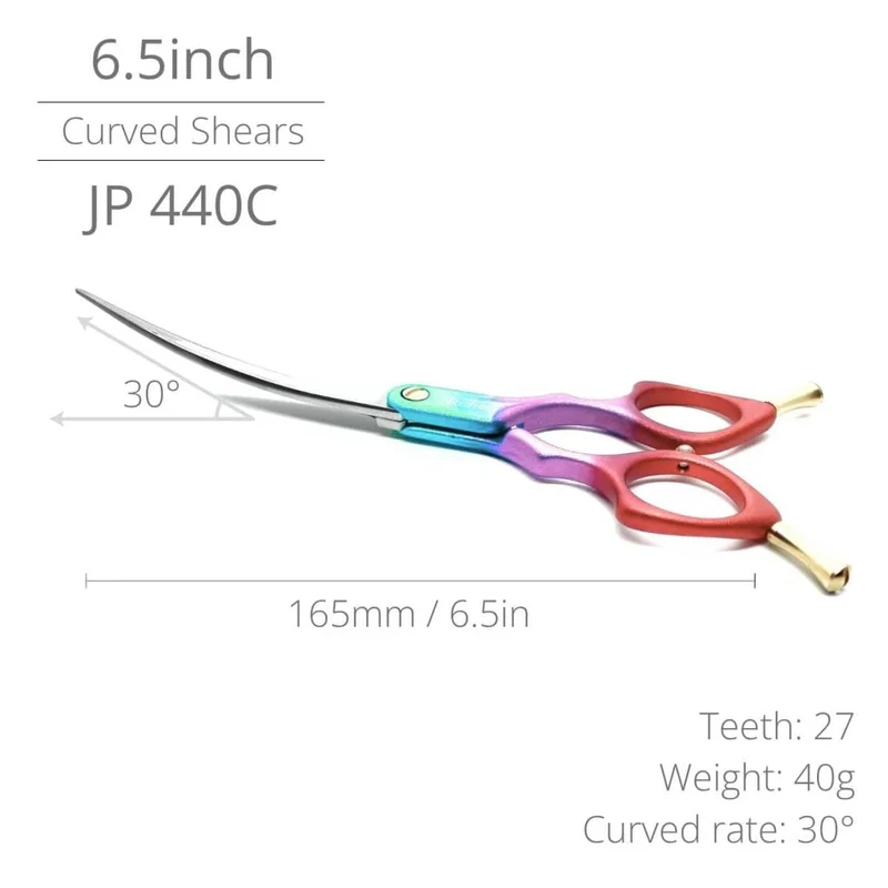 RainbowX™ | 6.5" Superlight Curved Shears