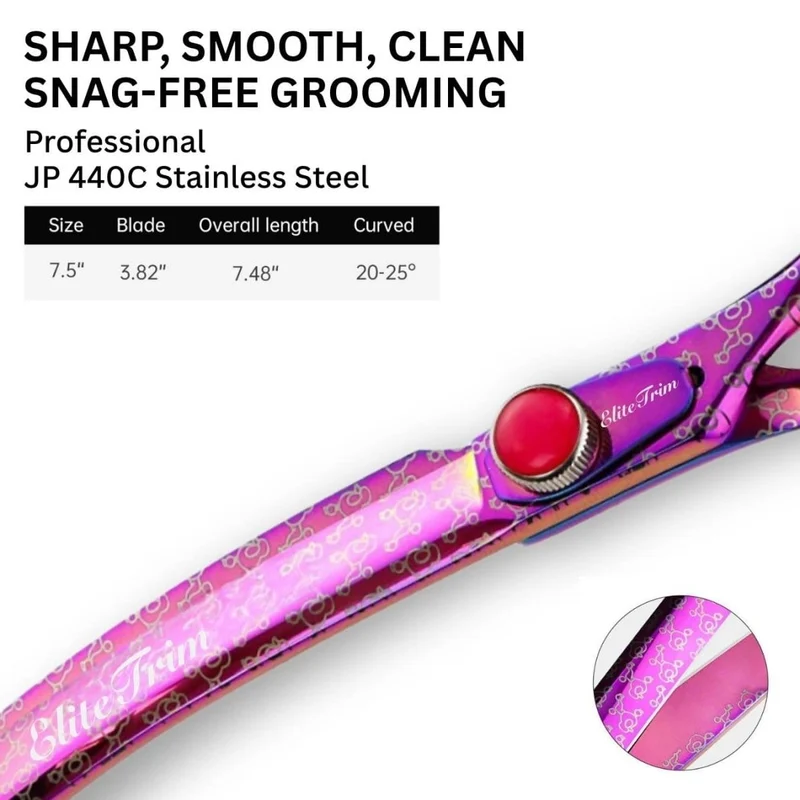 Cherry Bloom™ | 7.5" Curved Shears