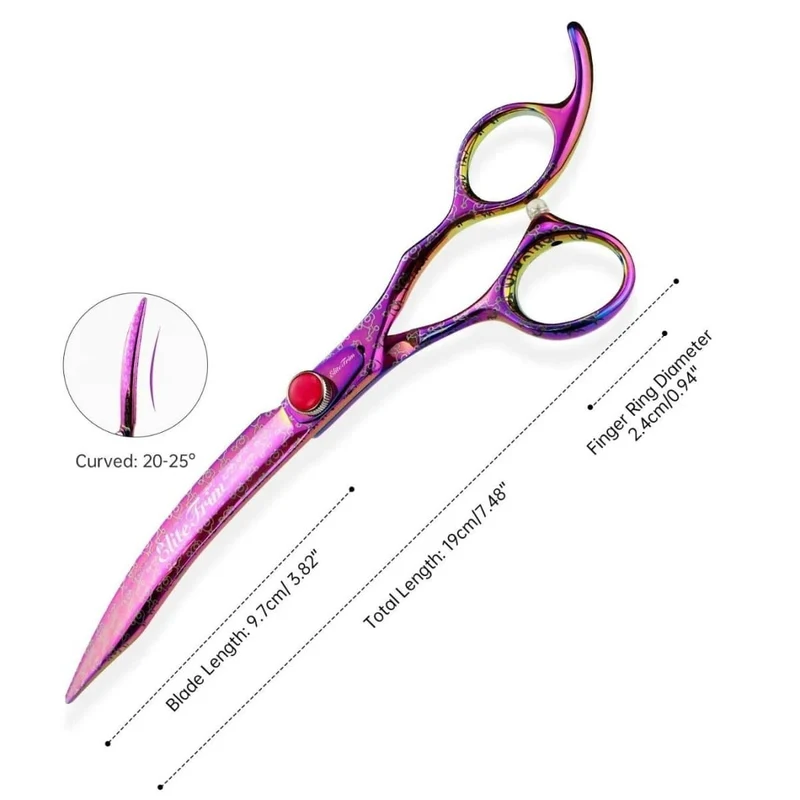 Cherry Bloom™ | 7.5" Curved Shears