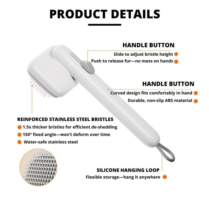 ComfortGrip™ Self-Cleaning Slicker Brush