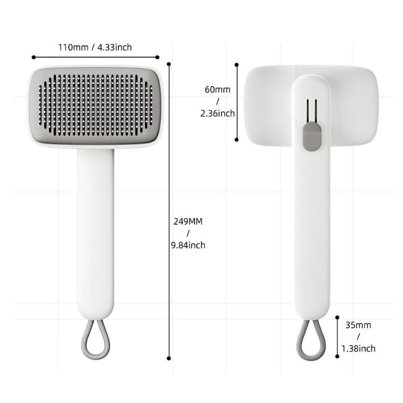 ComfortGrip™ Self-Cleaning Slicker Brush