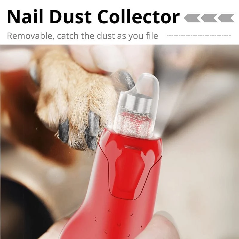 Dog Nail Grinder Pro | Dual LED Lights | 6-Speed