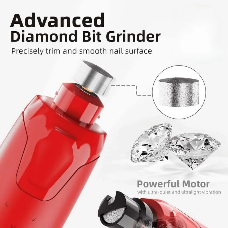Dog Nail Grinder Pro | Dual LED Lights | 6-Speed