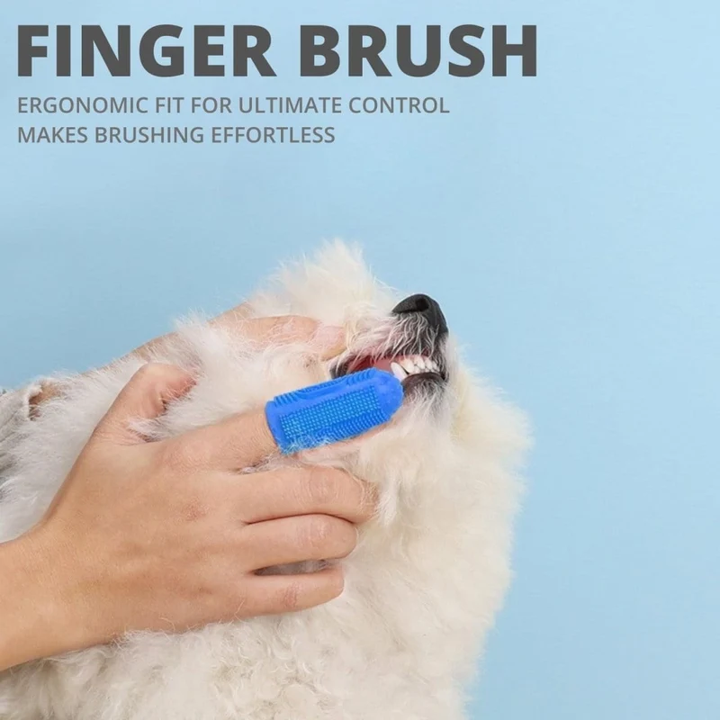 Triple-Headed Toothbrush Kit | Dogs & Cats