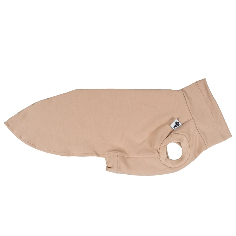 Cotton Shirt für Dackel Puder Beige