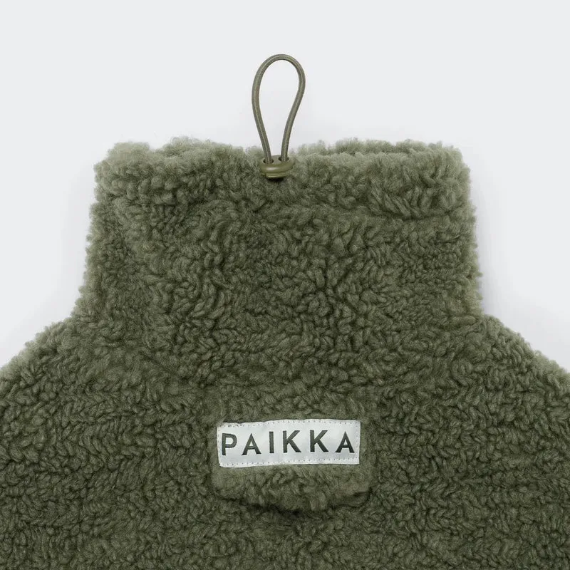 Hundepullover Sherpa Olive
