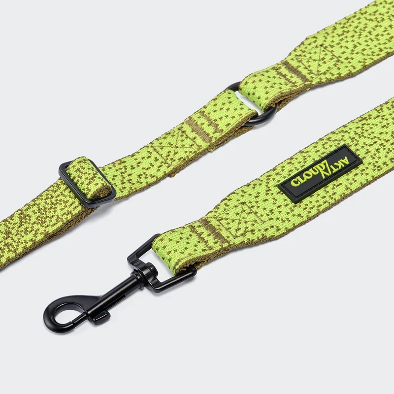L-3 Freihandleine AKTIV Knit Khaki/Neon Green