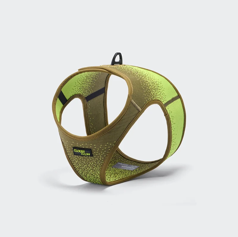 V-3 Westengeschirr AKTIV Knit Khaki/Neon Green
