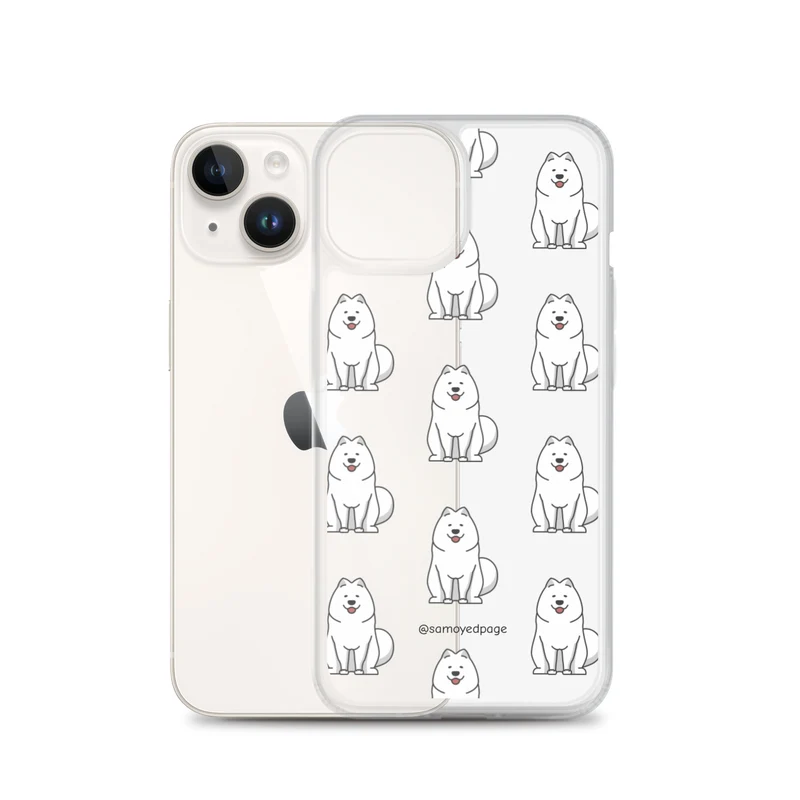 Samoyed Page Phone Case Pattern - iPhone