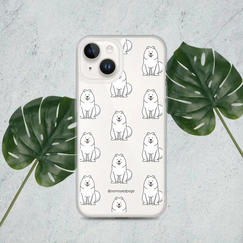 Samoyed Page Phone Case Pattern - iPhone