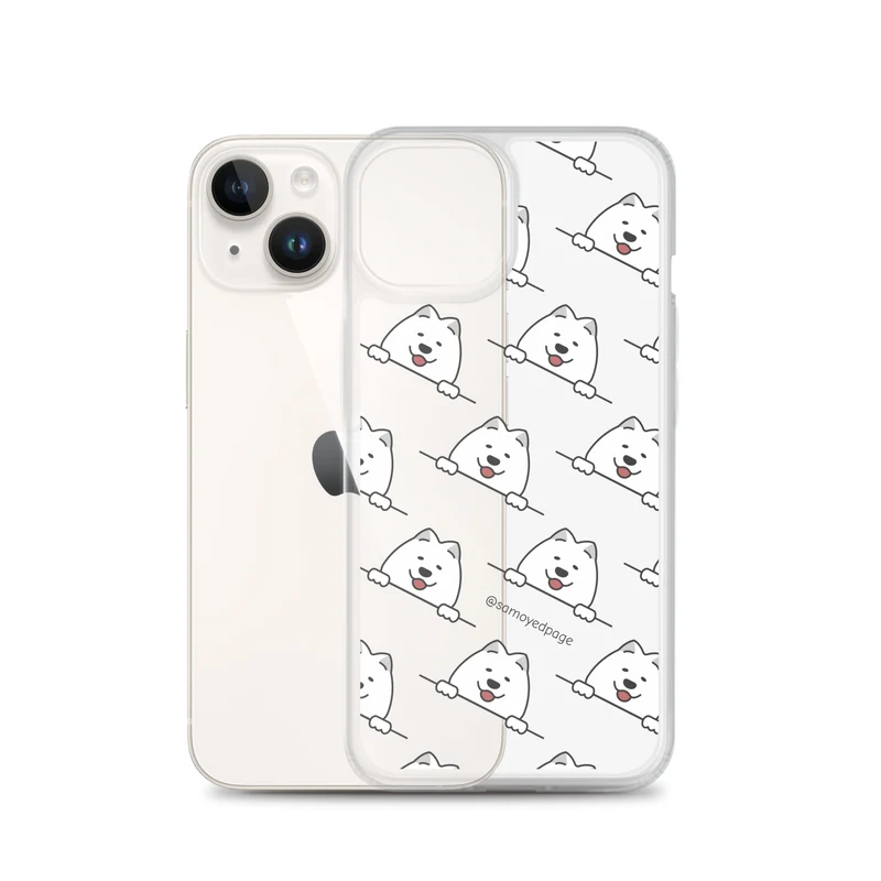 Samoyed Page Phone Case Pattern - iPhone