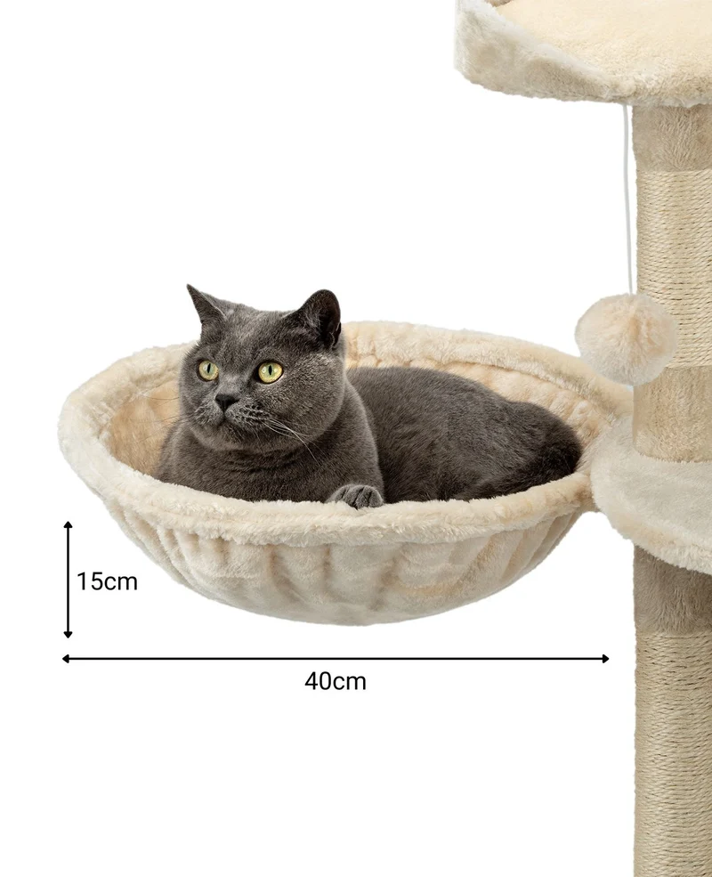 Liegemulde für Kratzbäume 40 cm Durchmesser, 15 - 25 cm Tiefe