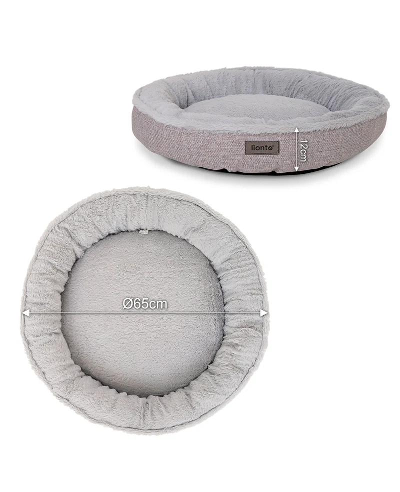 Rundes Hundebett in Donutform