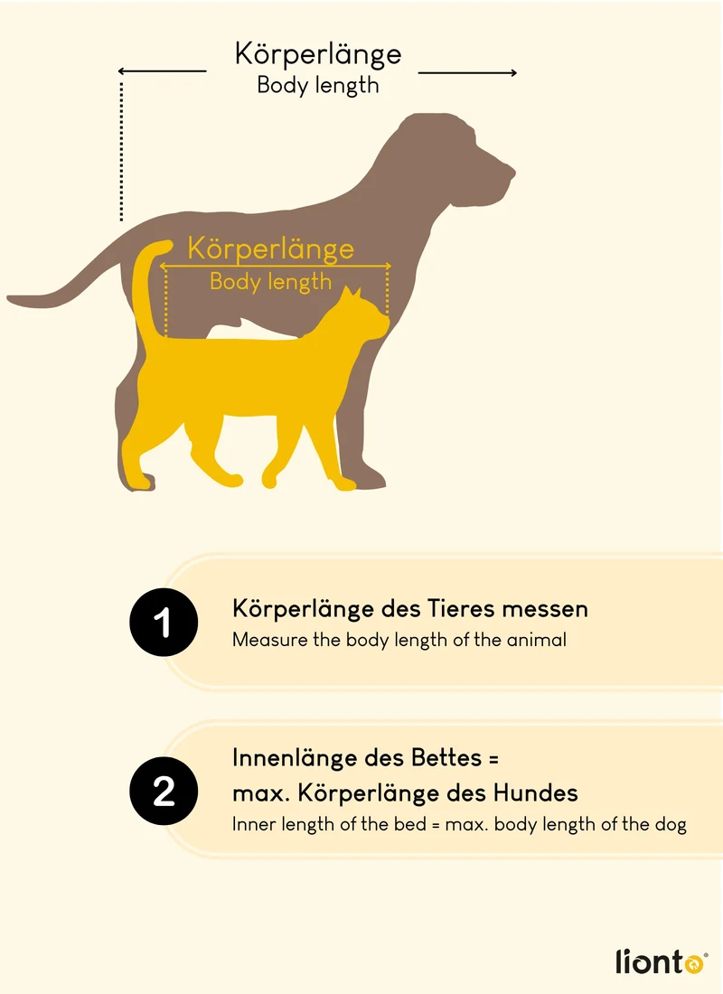 Rundes Hundebett in Donutform