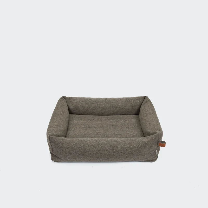 Hundebett Sleepy Linen-Mix Taupe Mélange