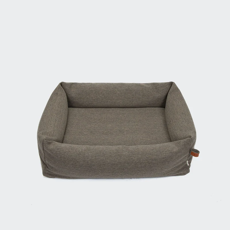 Hundebett Sleepy Linen-Mix Taupe Mélange