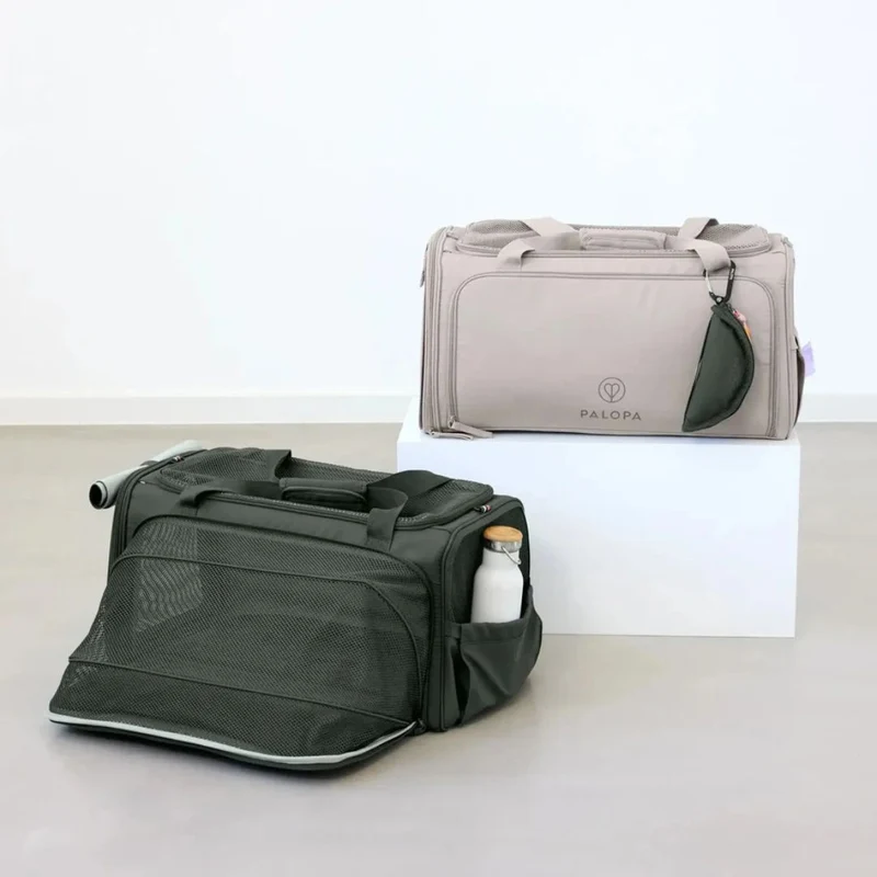 Hundetrage- und Reisetasche Benno Dunkelgrün