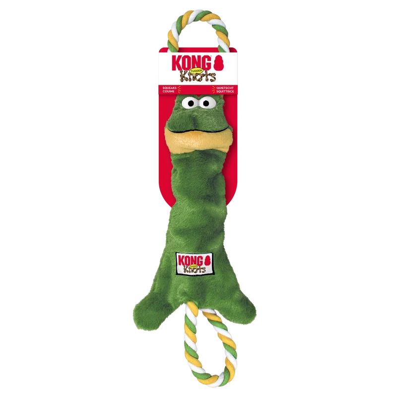KONG Tugger Knots Frosch 38 cm
