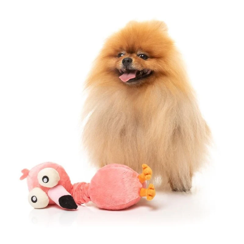 Hundespielzeug Neck Minnit - Neckole The Flamingo