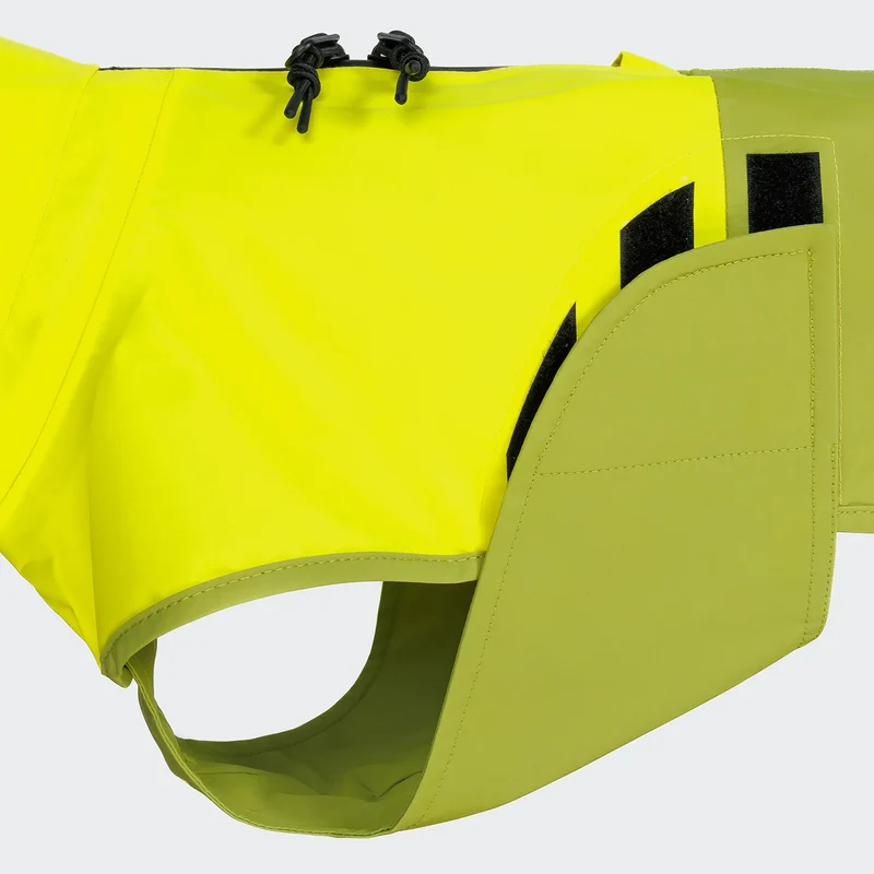 Hunderegenmantel Dackel AKTIV Neon Green/Light Olive