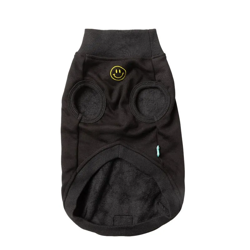 Hundepullover Sweater Smiley Black