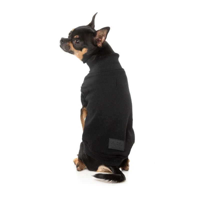 Hundepullover Sweater Smiley Black