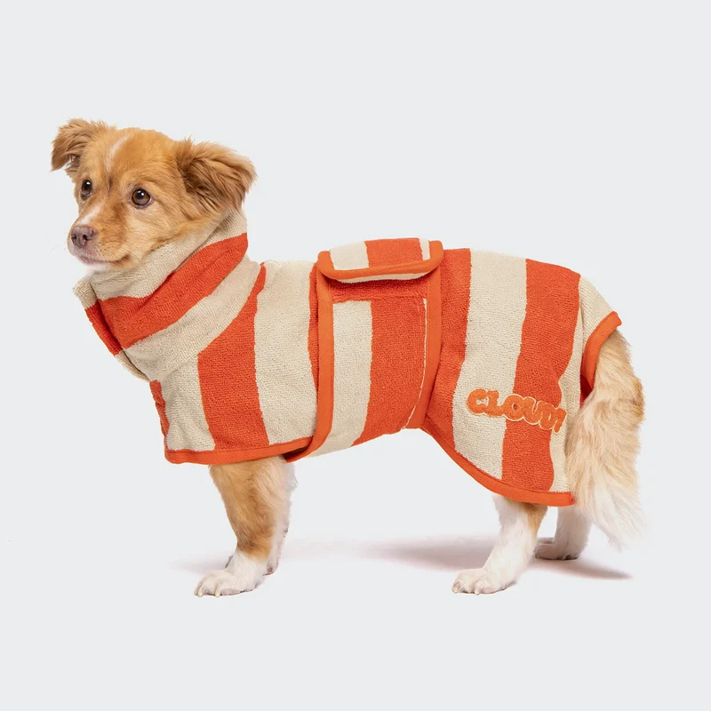 Hundebademantel Wannsee Stripes