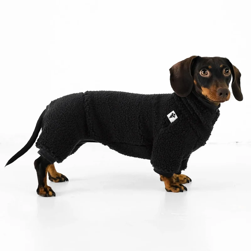 TEDDY Overall für Dackel Schwarz