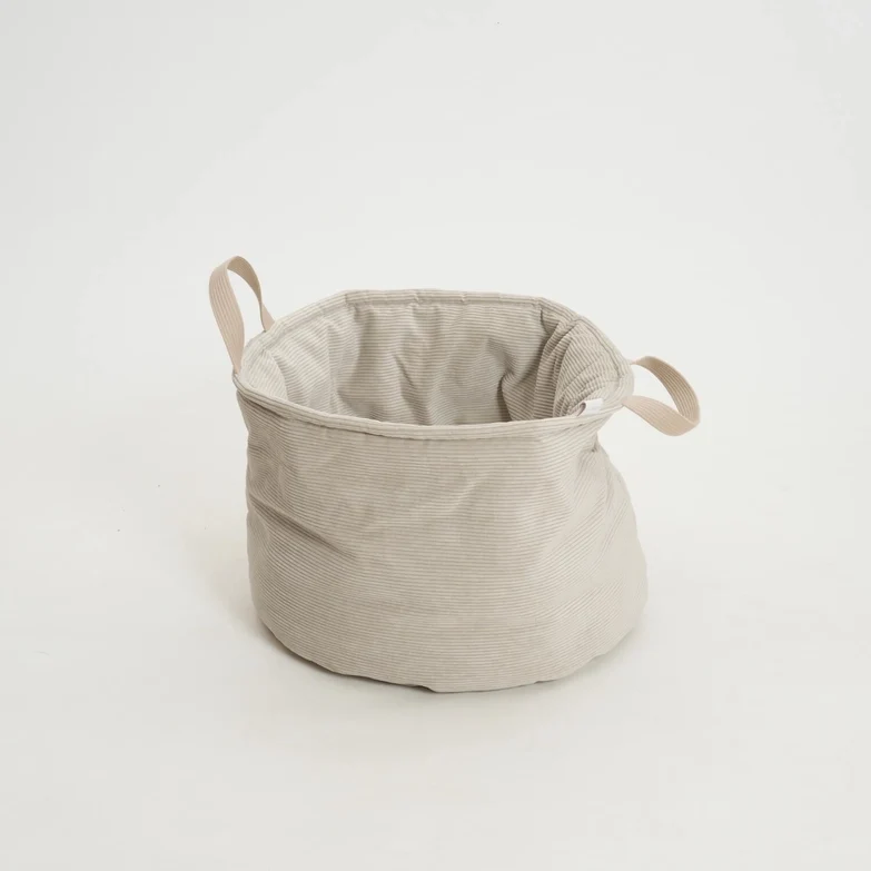 Hundekörbchen Shopper Little Basket Chelsea Cord Gravel