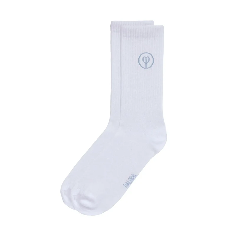 PALOPA TENNIS SOCKEN 3ER SET - LOGO, ORANGE BLUE GREY