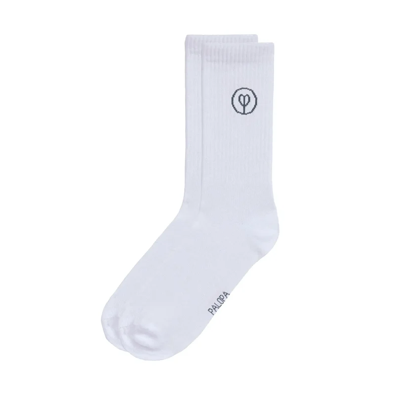 PALOPA TENNIS SOCKEN 3ER SET - LOGO, ORANGE BLUE GREY