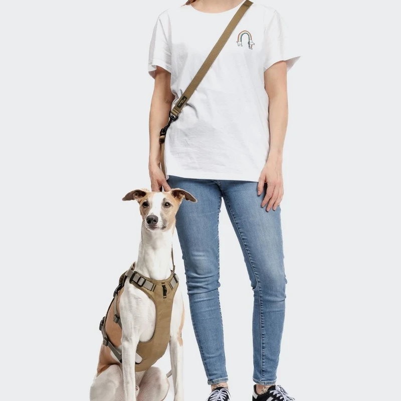 L-1 Freihandleine AKTIV Khaki/Grey