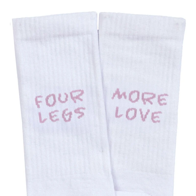Tennissocken Lettering Lemon/Orchid