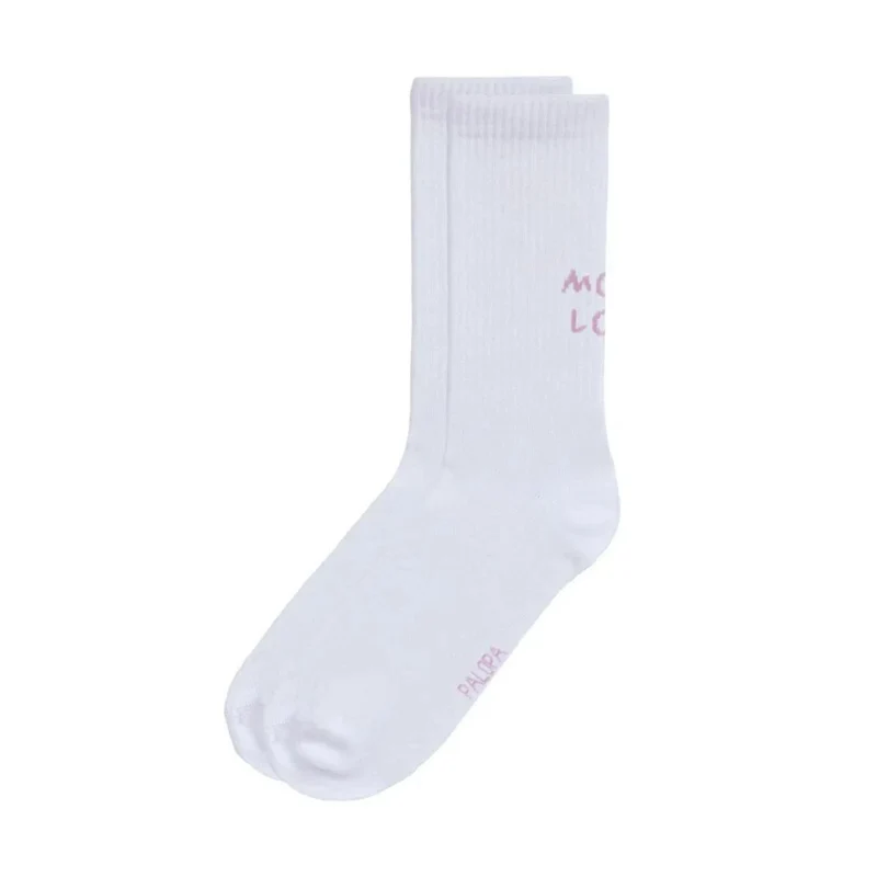 Tennissocken Lettering Lemon/Orchid