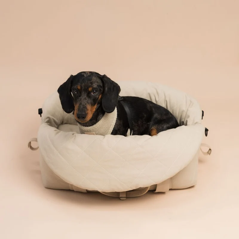 Autositz & Hundetasche Slate Grey