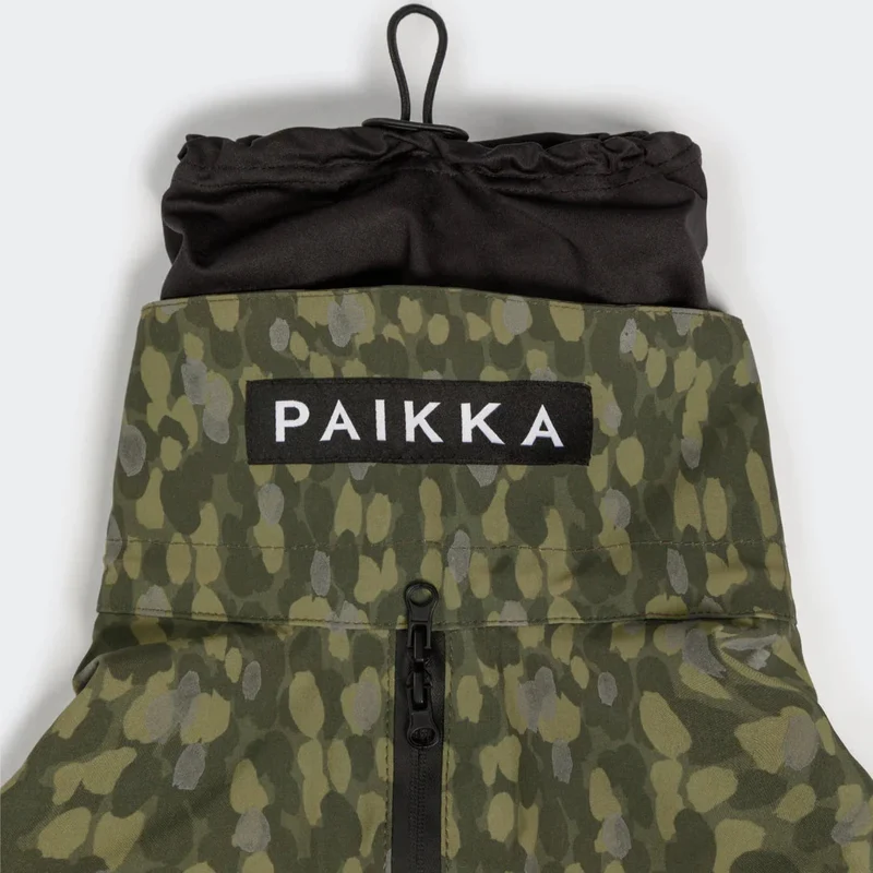 Reflektierender Regenoverall Green