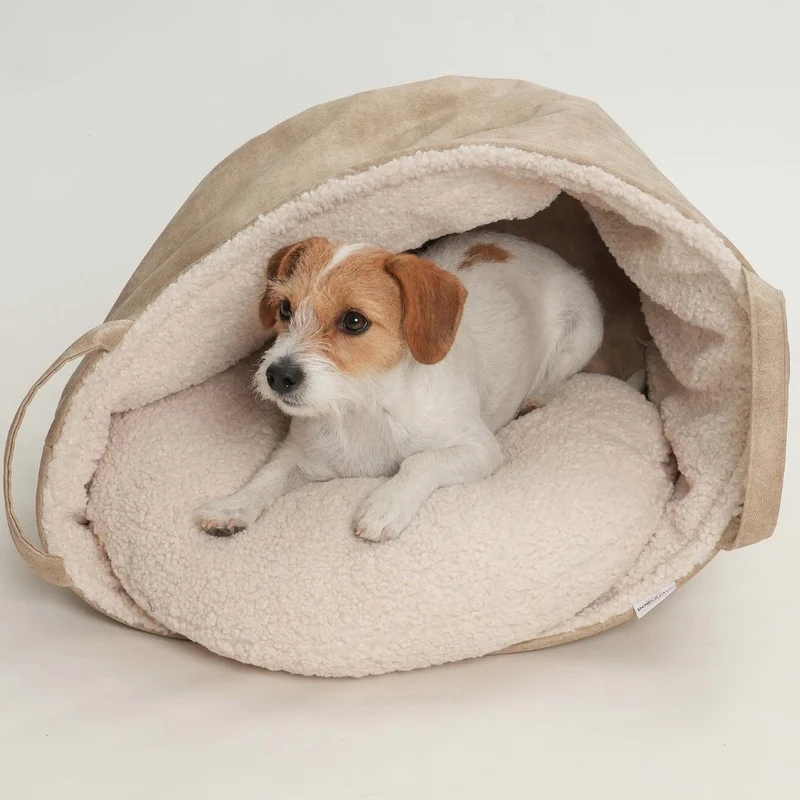Hundekörbchen Shopper Little Basket Saddle Gravel