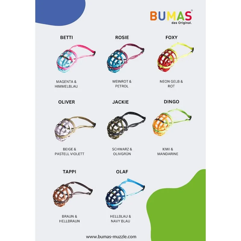 BUMAS Maulkorb Gr. 4 U24cm/L8cm