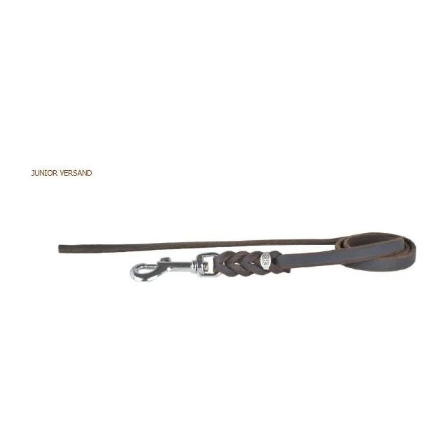 JHS Fettlederleine ohne Handschlaufe 100 cm Länge