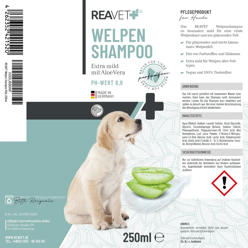 Welpenshampoo