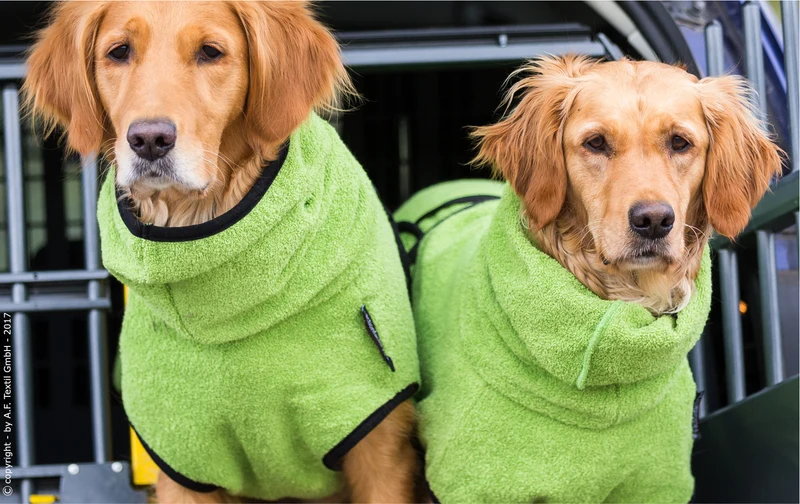 Dryup Cape Hundebademantel Kiwi