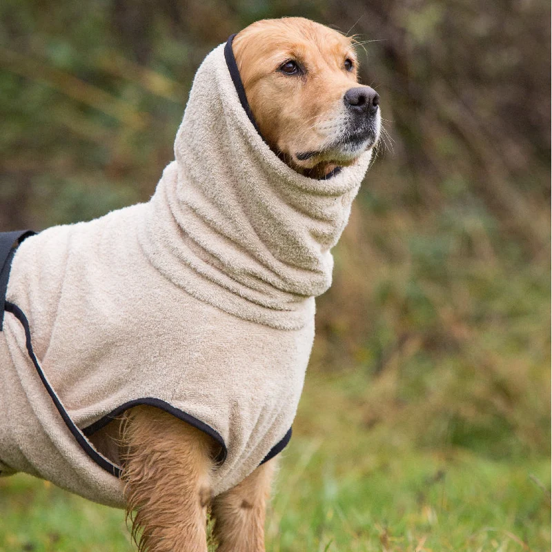Dryup Cape Hundebademantel Sand