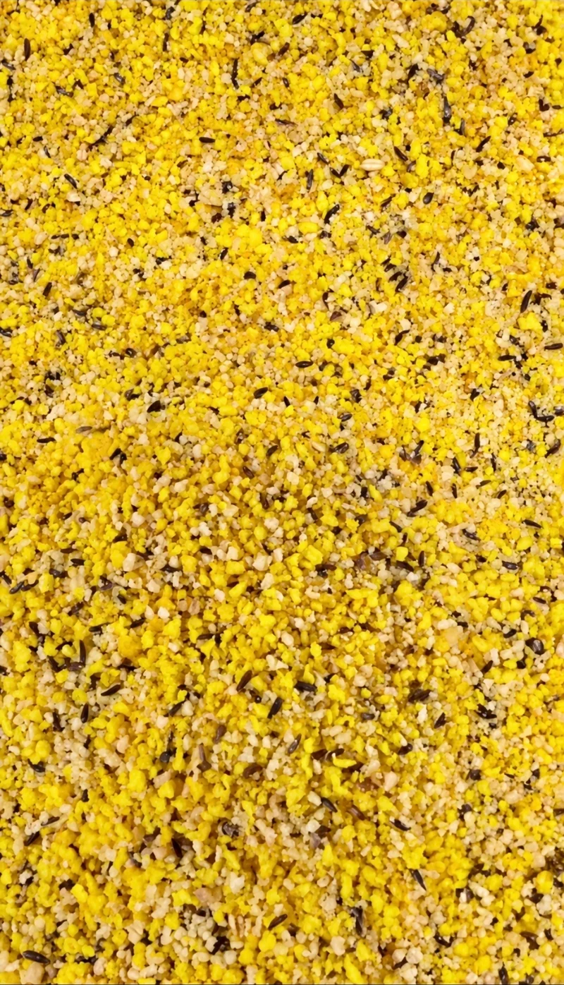 Gelbes, halbfeuchtes Eifutter 1 kg (selbstverpackt) – Eigenmarke