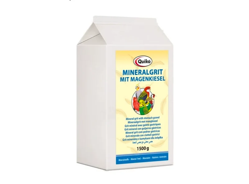 Quiko Mineralgrit mit Gizzard-Kieseln für Ziervögel, 1.500 g