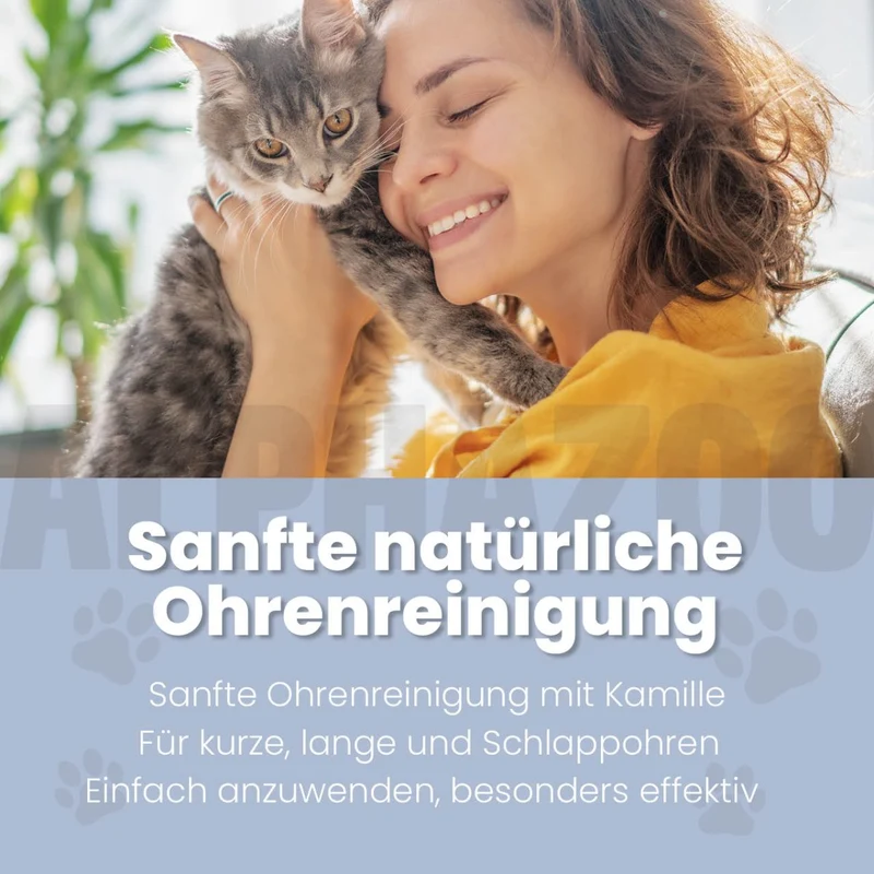 Lauscher-Auf Ohrenreiniger für Katzen