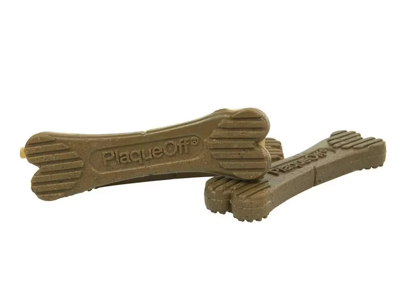 PlaqueOff Mini Bones Cão – Ossos Dentários Vegan Mirtilo | Cães Pequenos