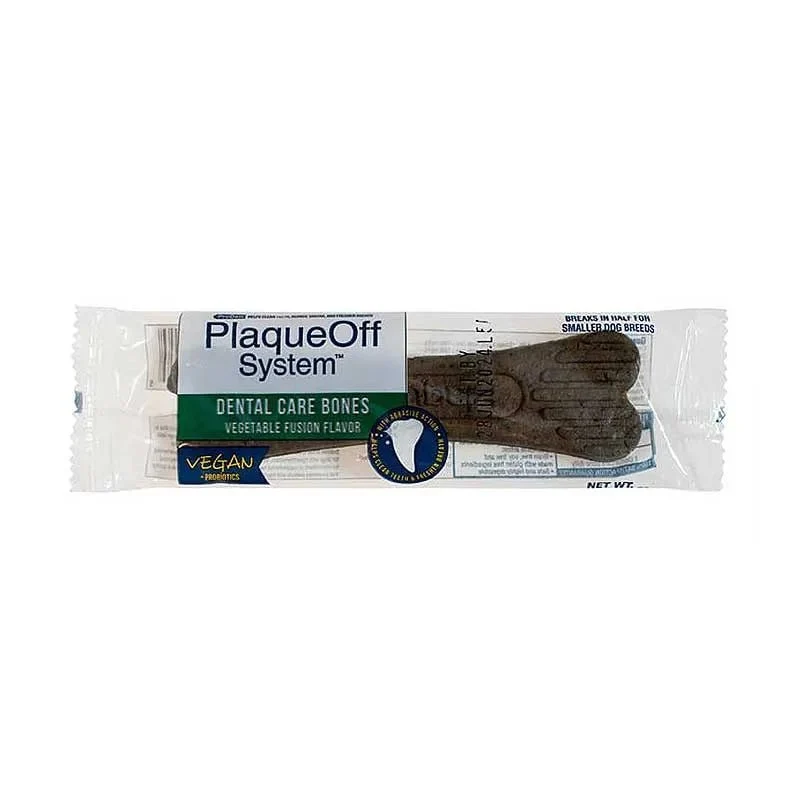 PlaqueOff Veggie Bones Cão – Ossos Dentários Vegan | Baixas Calorias | Higiene Oral