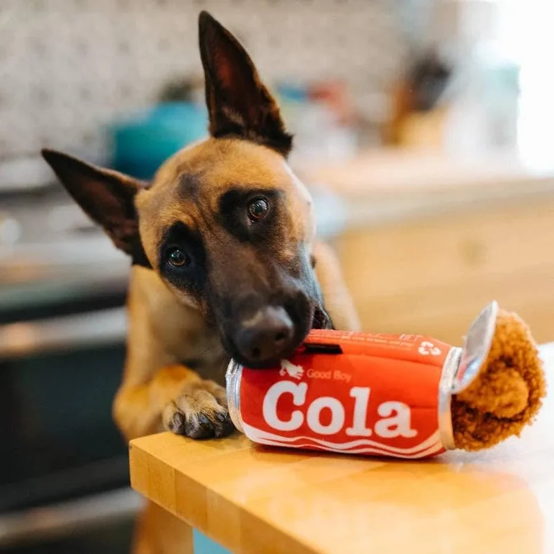 Brinquedo Snack Attack Good Boy Cola da P.L.A.Y. (Tamanho M)