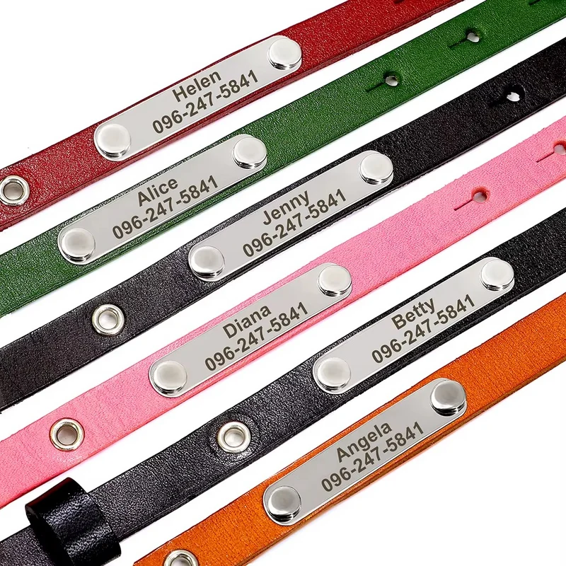 Personalisiertes Katzenhalsband mit Gravur